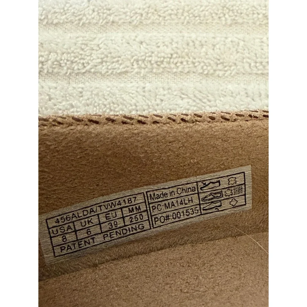 Vionic Womens Loafer Flat Taupe Lizard Print Chain Accent Size 8 Orthoheel